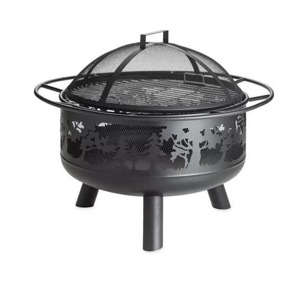 Plow & Hearth - Timberline Wood-Burning Fire Pit