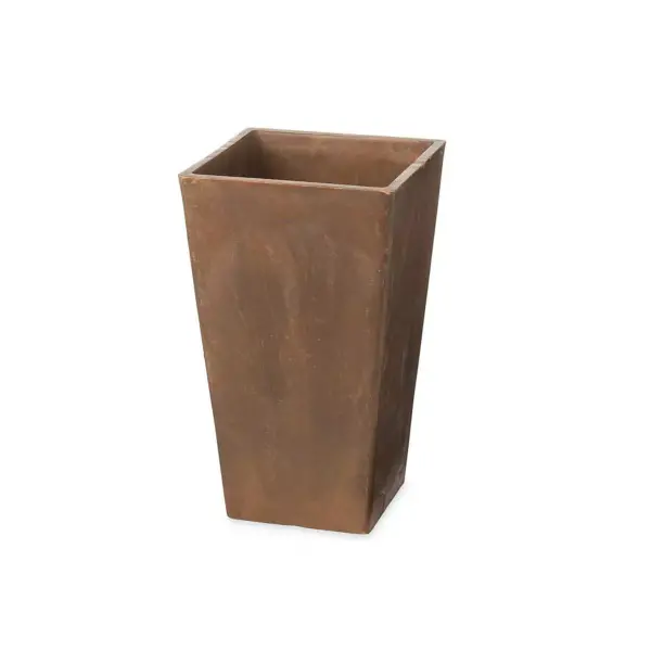 Plow & Hearth - Small Sussex Frost-Proof Self-Watering Resin Planter - Use Indoors or Outdoors