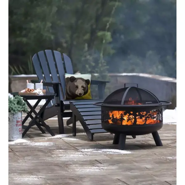 Plow & Hearth - Timberline Wood-Burning Fire Pit