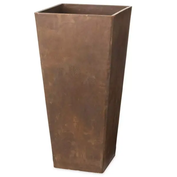 Plow & Hearth - Large Sussex Frost-Proof Self-Watering Resin Planter - Use Indoors or Outdoors