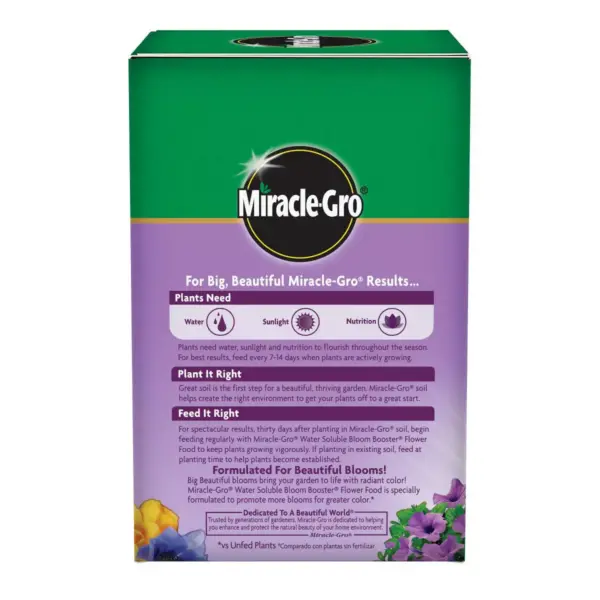 Miracle-Gro Water Soluble Bloom Booster Flower Food 1.5lb